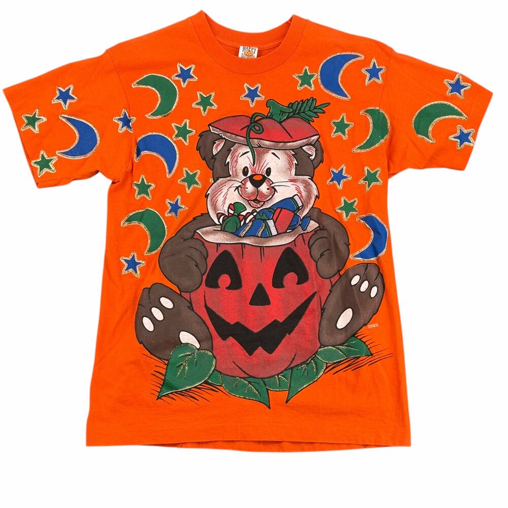 Vintage 90’s Happy Halloween Freeze 1996 Single Stitch T-Shirt
Large